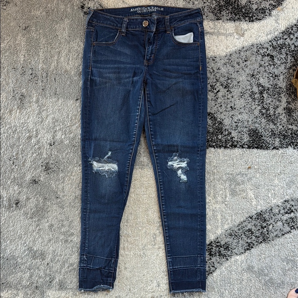 American Eagle Outfitters Women's Blue Jeans